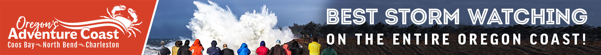 Huge Wave Crash with Best Storm Watching on the Entire Oregon Coast