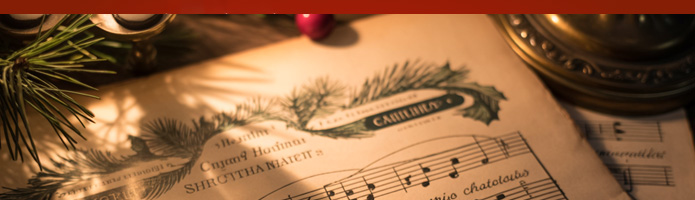 Evergreen and holiday sheet music