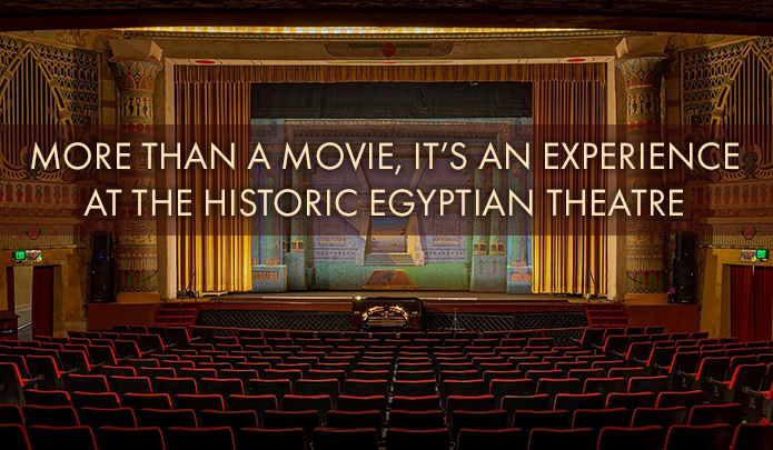 Interior of the Historic Egyptian Theatre in Cos Bay