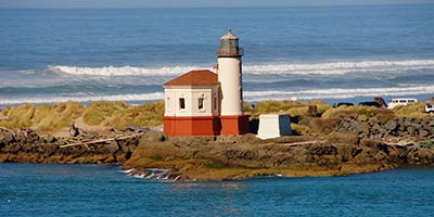 Lighthouse near Coos Bay - North Bend, Oregon